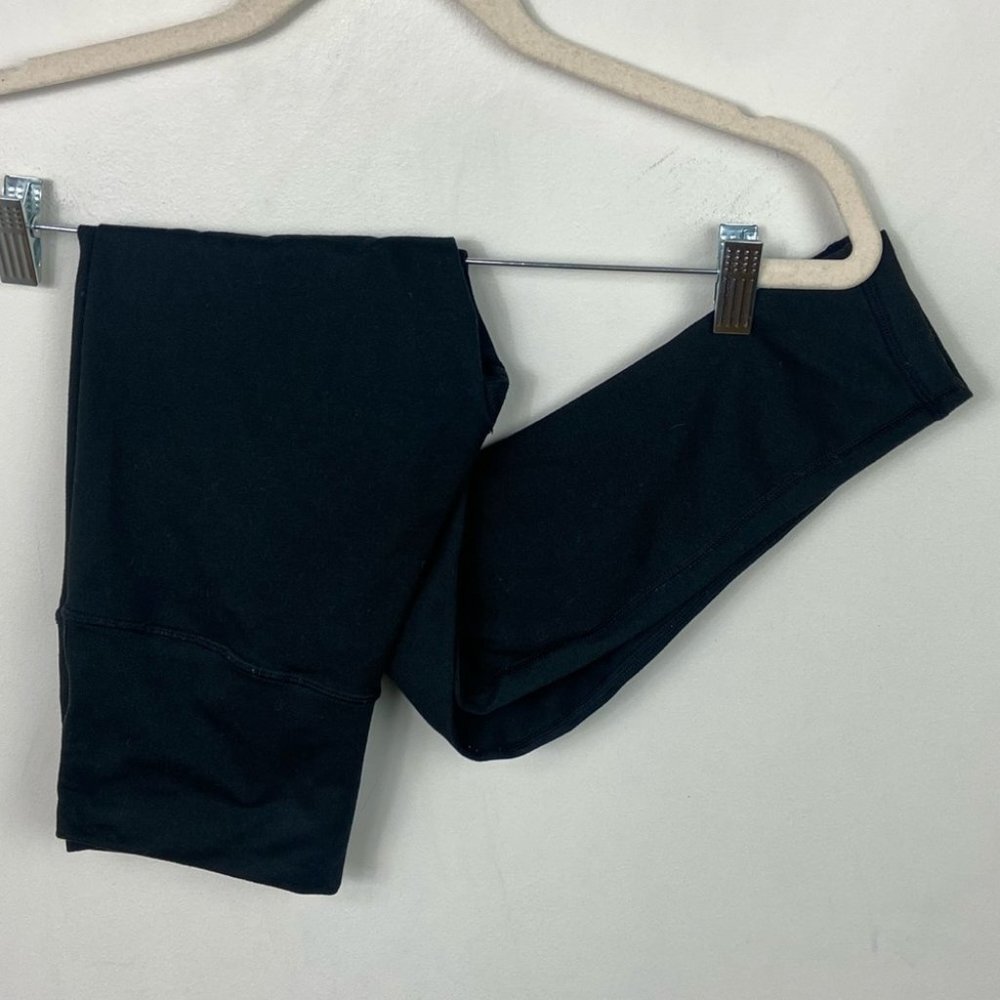 Aerie Black High Waisted Legging Play‎ Real Me 7/8 Pant Size Small Stretch Pants - Picture 6 of 8